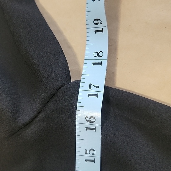 J. Crew Size 00 Black Long Sleeve Wrap Dress, Excellent Used Condition - Picture 8 of 14